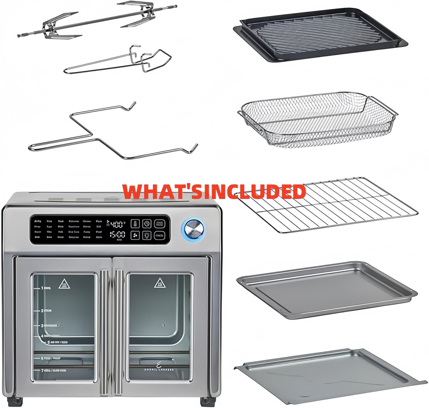 French Door Air Fryer Toaster Oven Combo