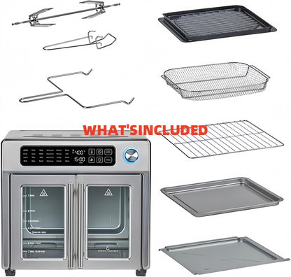 French Door Air Fryer Toaster Oven Combo