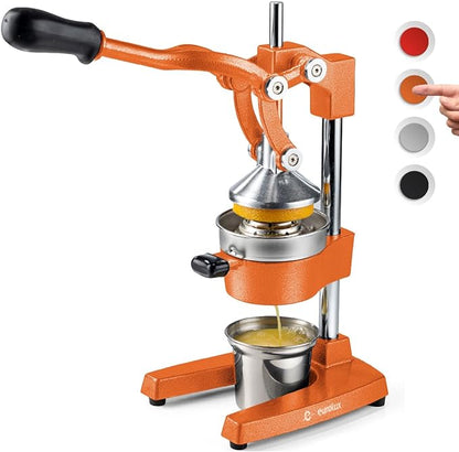 Extra-Large Manual Citrus Juicer + Steel Cup